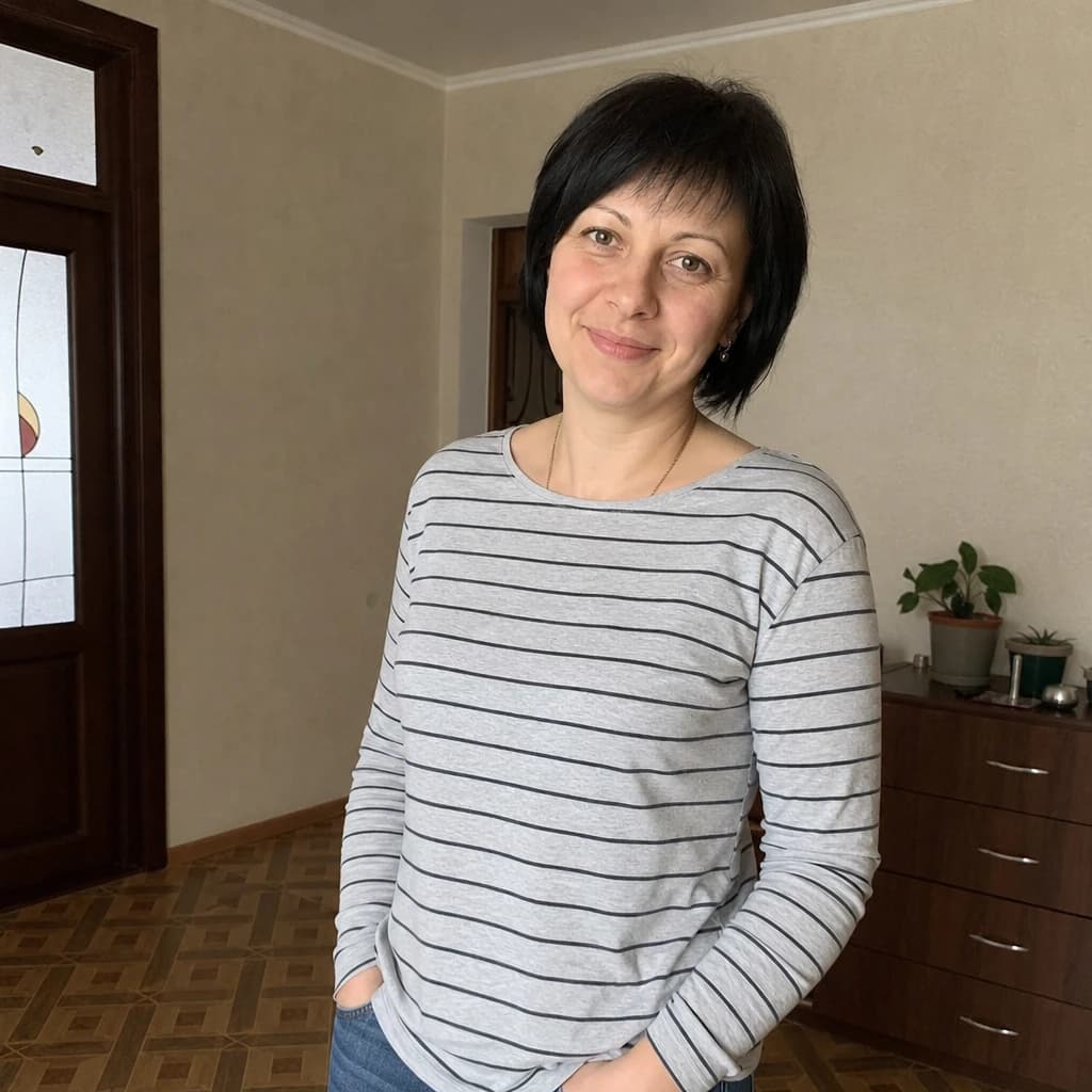Сестра, 40 — звичайне фото з телефона